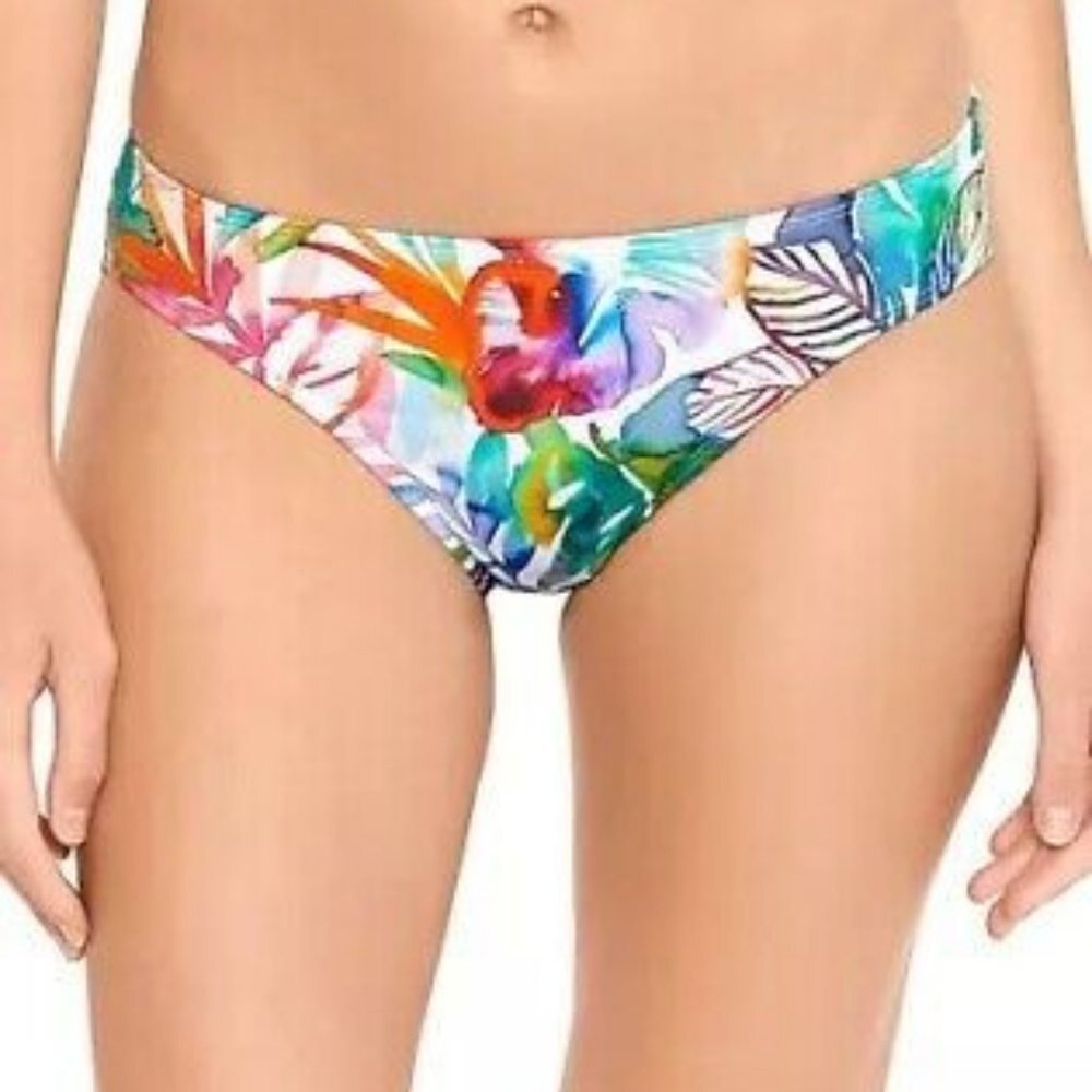 Ralph Lauren TROPICAL CARIBBEAN Hipster Bikini Swim Bottom Size 14